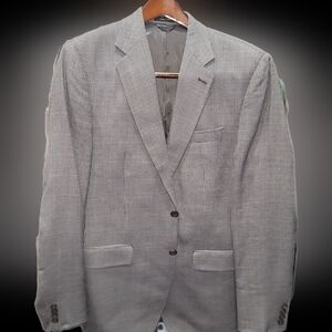 Ralph Lauren men's 42 long blue and brown check sport coat